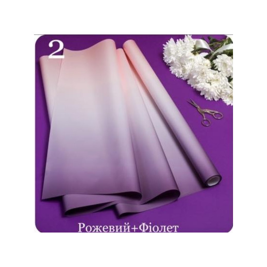 Плівка перламутрова Pastel Diamont silk Gradient , 60см х 7м Різнокольоровий Unison (PPG-2)