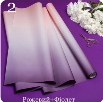 Пленка перламутровая Pastel Diamont silk Gradient, 60см х 7м Разноцветный Unison (PPG-2)