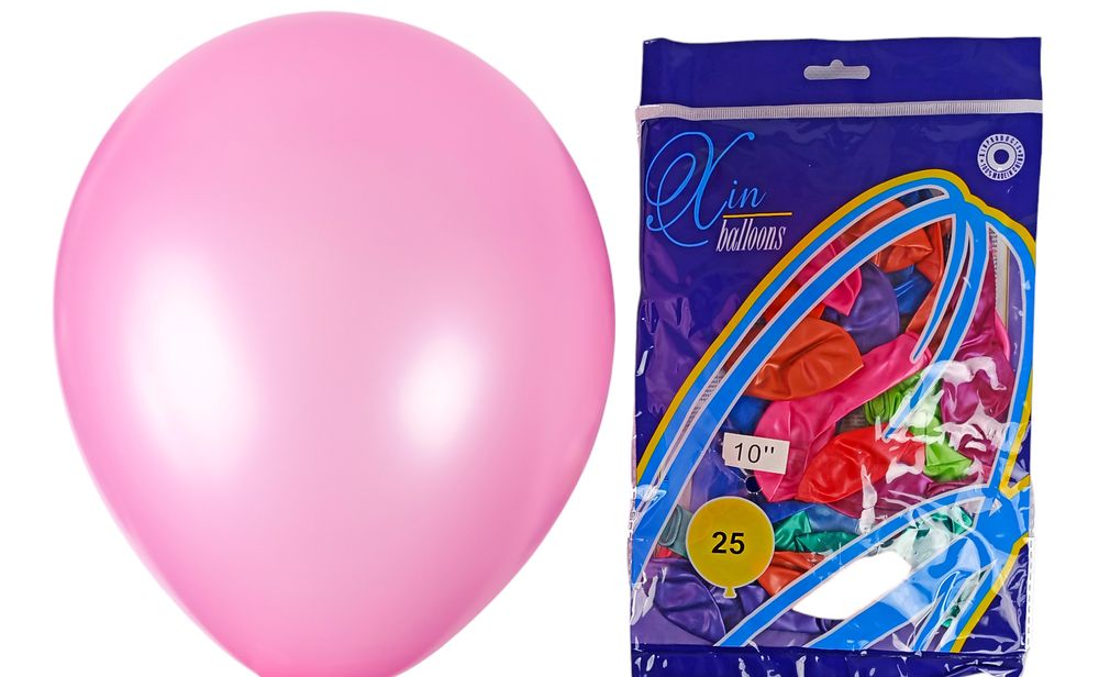 Шарики Balloons 10' (26 см), пастель ассорти, 25шт/уп Разноцветный Без бренда (1025-800)