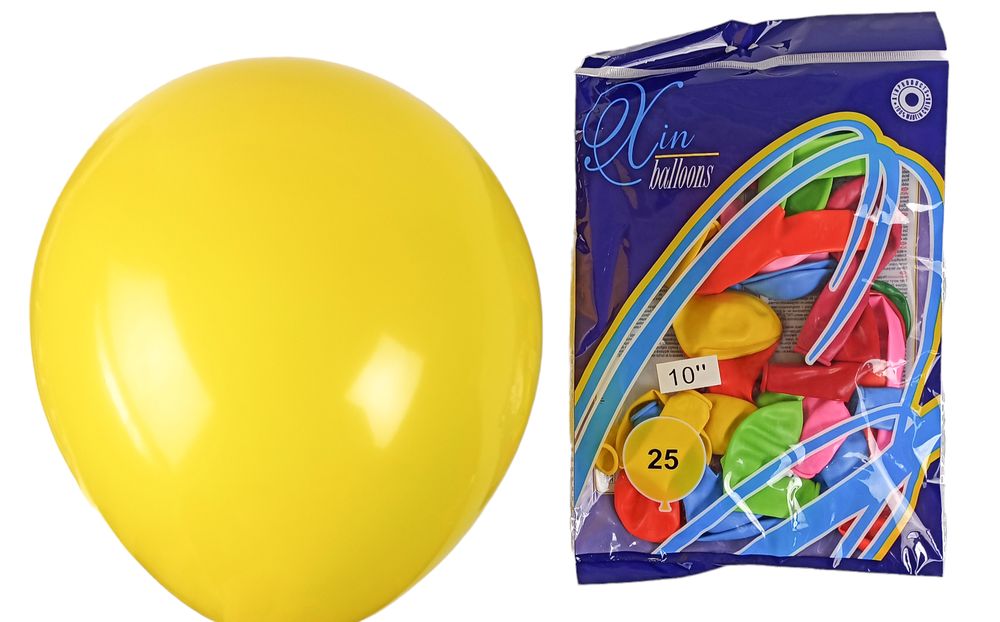 Шарики Balloons 10' (26 см), перламутр ассорти, 25шт/уп Разноцветный Без бренда (1025-700)