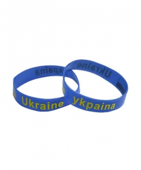 Браслет силіконовий "Україна" синій Синій Unison (783012)