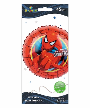 Кулька фольгована Pelican, Марвел Spider-man, 45см Різнокольоровий Pelican (835123)