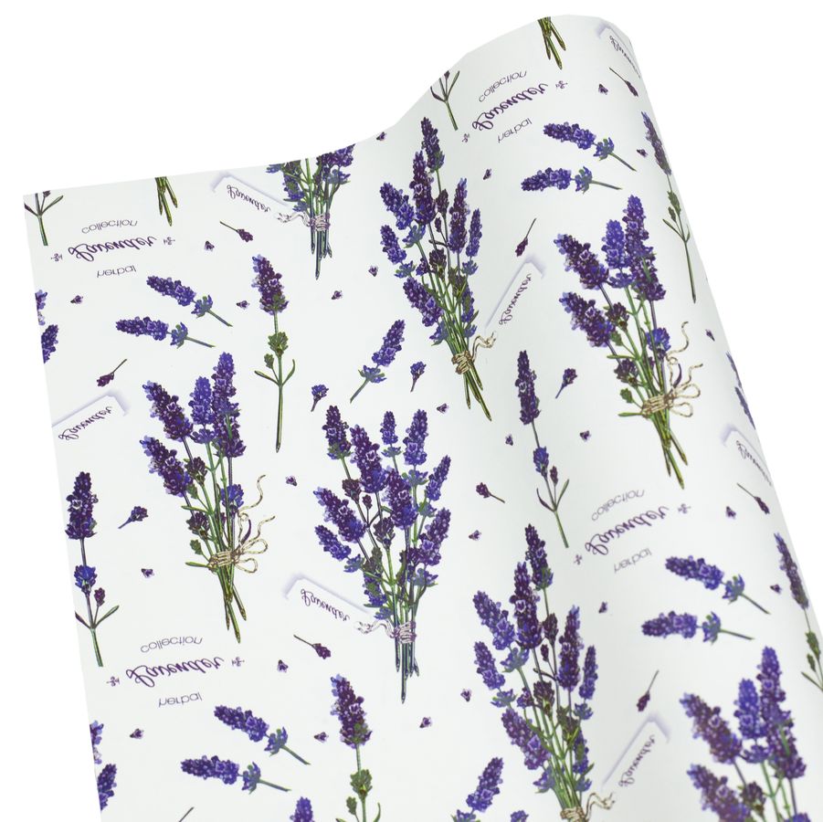 Бумага для упаковки подарков(herbal lavender collection, 10листов) (PCZ10070-10-292)