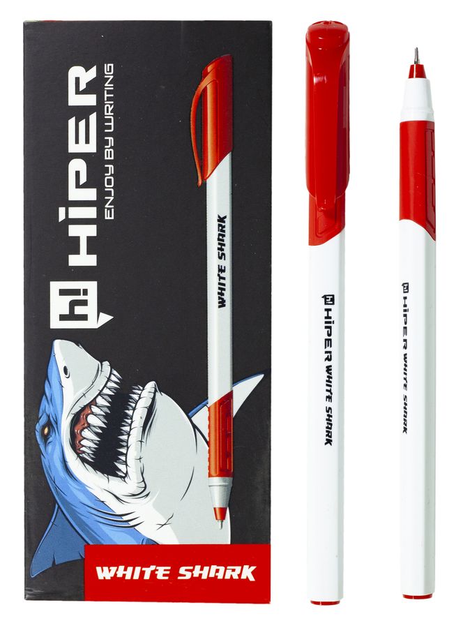 Ручка гель Hiper Shark HG-811, 0.6 мм, червона (HG-811red)