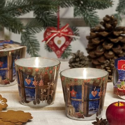 Свічка ароматизована Bartek Candles Charming Christmas Gingerbread 8 см Різнокольоровий Bartek Candles (40006 Gingerbread)