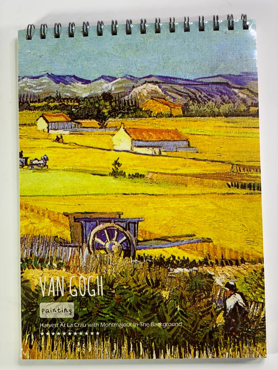 Скетч-бук на спирали 45л А4 100г/м² "Ван Гог" Разноцветный Unison (444)