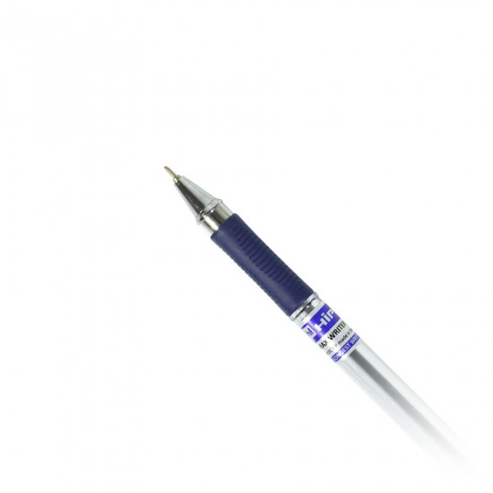 Ручка масляна Hiper Max Writer Silver HO-338 2500м,  0,7мм, синя (HO-338)