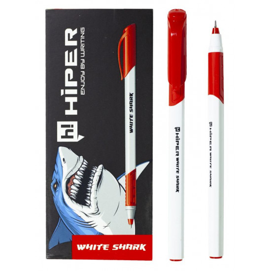 Ручка гелевая синяя Hiper Shark HG-811 (HG-811red)