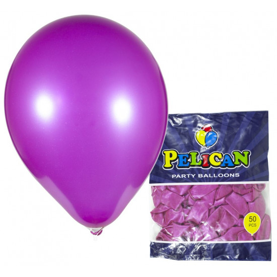 Кульки Pelican 10 '(26 см), перламутр малиновий , 50шт / уп Фіолетовий Pelican (811710/1050-710)
