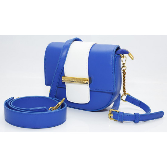 Сумка жіноча синя 16х18,5см екошкіра (9010 blue)