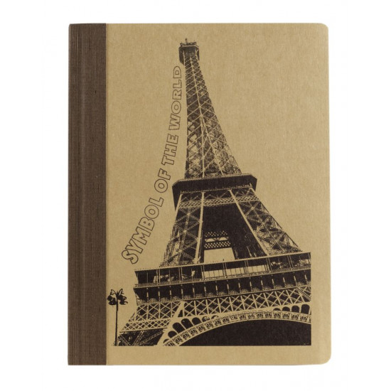 Книжка записна  KRAFT А6, 96 аркушів клітинка, HB6196K (HB6196K)
