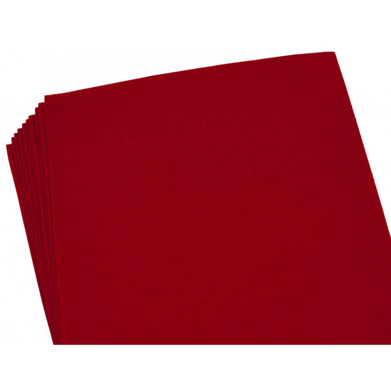 Фетр Medium MHQ170-038 20 * 30см, 10 аркушів, 1.2мм, темно-червоний (170MHQ-042)
