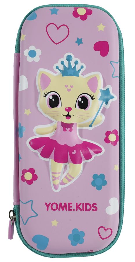 Пенал жесткий объемный "Yome kids" 23*10*4,5см органайзер PVC/BOX (P5356)
