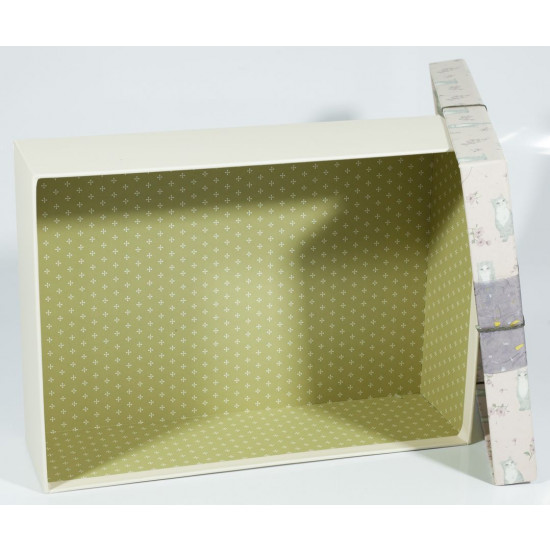 Подарункова коробка 08195-67, прямокутна рожева, 25.5х20.5х10.5cm/21.5х17.5х9.5/16.5х14.5х8.5cm 3шт. в наборі (08195-67)
