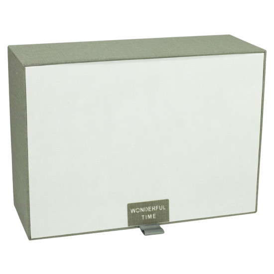 Коробка Y91342-1T-2 подарункова прямокутна біла, 30x21.5x11.5cm, з ДЕФЕКТОМ Сірий Unison (Y91342-1T-2 №1)