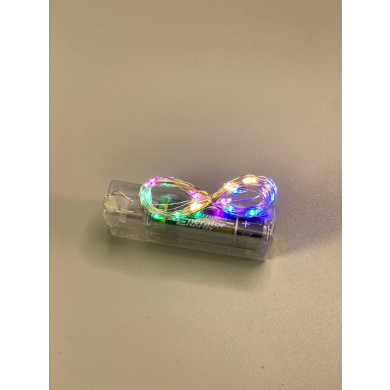 Роса на батарейках 20 LED, 2м, мульти Разноцветный Unison (1975-01)