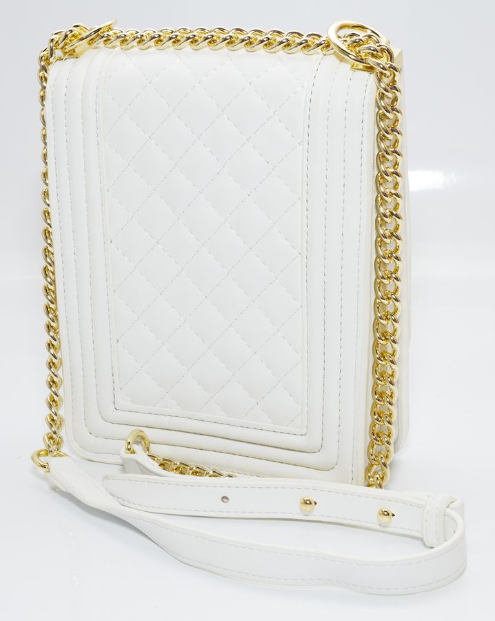 Сумка жіноча біла 20х16 екошкіра (L8113 white)
