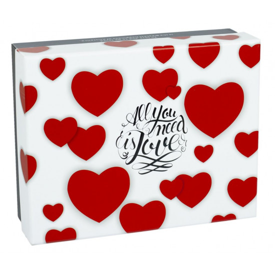 Подарункова коробка C210-39, прямокутна all you meea is love, 24х19х8cm (C210-39 №1)