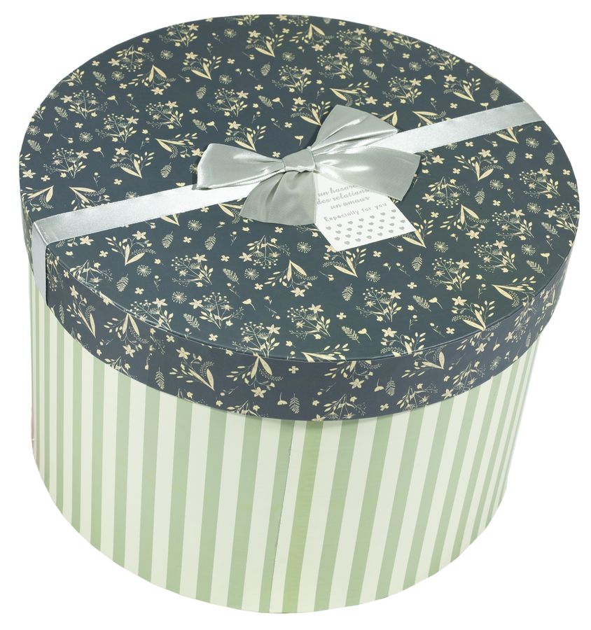 Подарункова коробка 1001-18, кругла, 29X29X19cm/25X25X16.5/22X22X14/20X20X11.5cm 4шт. в наборі (1001-18)