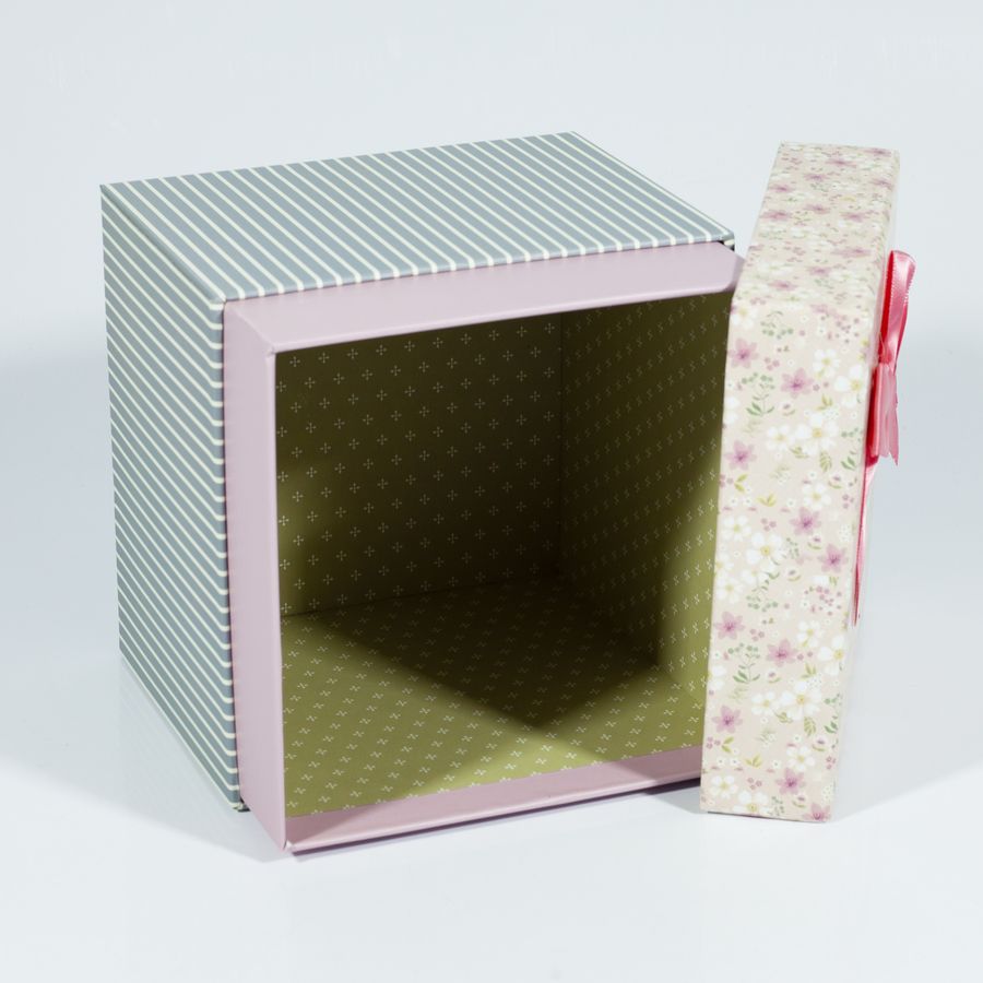 Подарункова коробка 05101-7, квадратна, 15.5х15.5х15.5cm/12.5х12.5х12.5/9х9х9cm 3шт. в наборі (05101-7)