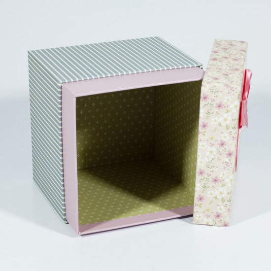 Подарункова коробка 05101-7, квадратна, 15.5х15.5х15.5cm/12.5х12.5х12.5/9х9х9cm 3шт. в наборі (05101-7)