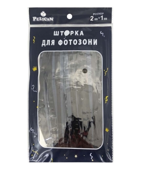 ФОТОЗОНА 2м х 1м, "Глянцевая фольга" черная Черный Pelican (872110)