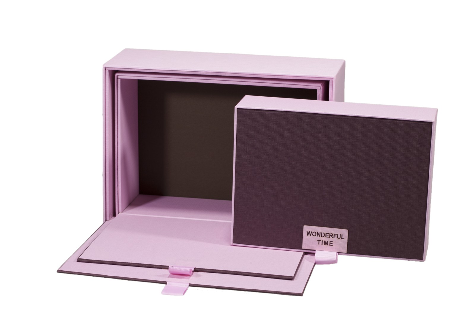 Коробка Y91342-1T-1 подарункова прямокутна марсала, 24x17.5x7.5cm (Y91342-1T-1 №3)