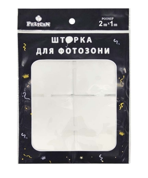 ФОТОЗОНА 2м х 1м, "Квадрат" белая Белый Pelican (872220)