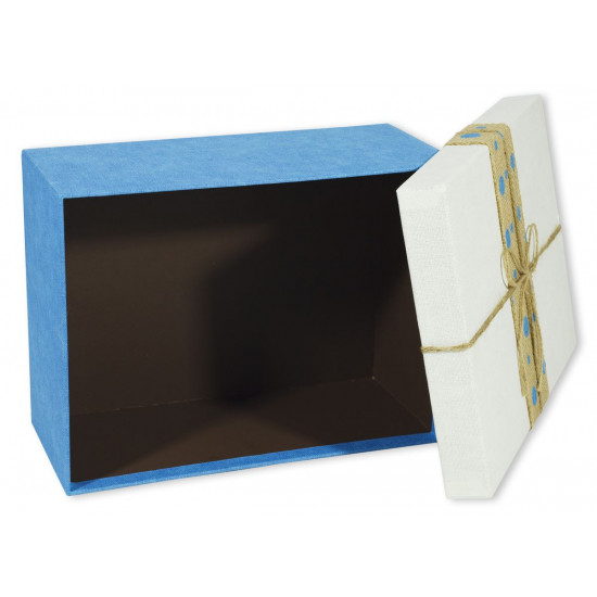 Подарункова коробка MS9320-11T-1, прямокутна блакитна ,29x22x12.5cm/27x20x10.7cm/24.5x17.5x9cm 3шт. в наборі (MS9320-11T-1)