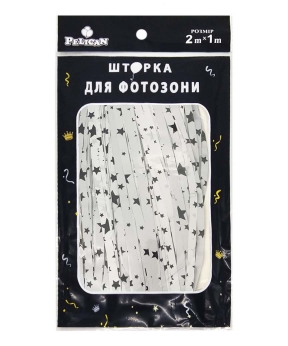 ФОТОЗОНА 2м х 1м, "Звездопад" белая Белый Pelican (872168)