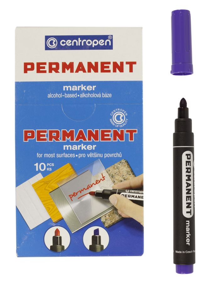 Маркер круглый Centropen 8566 фиолетовый Centropen (8566 фиолетовый)
