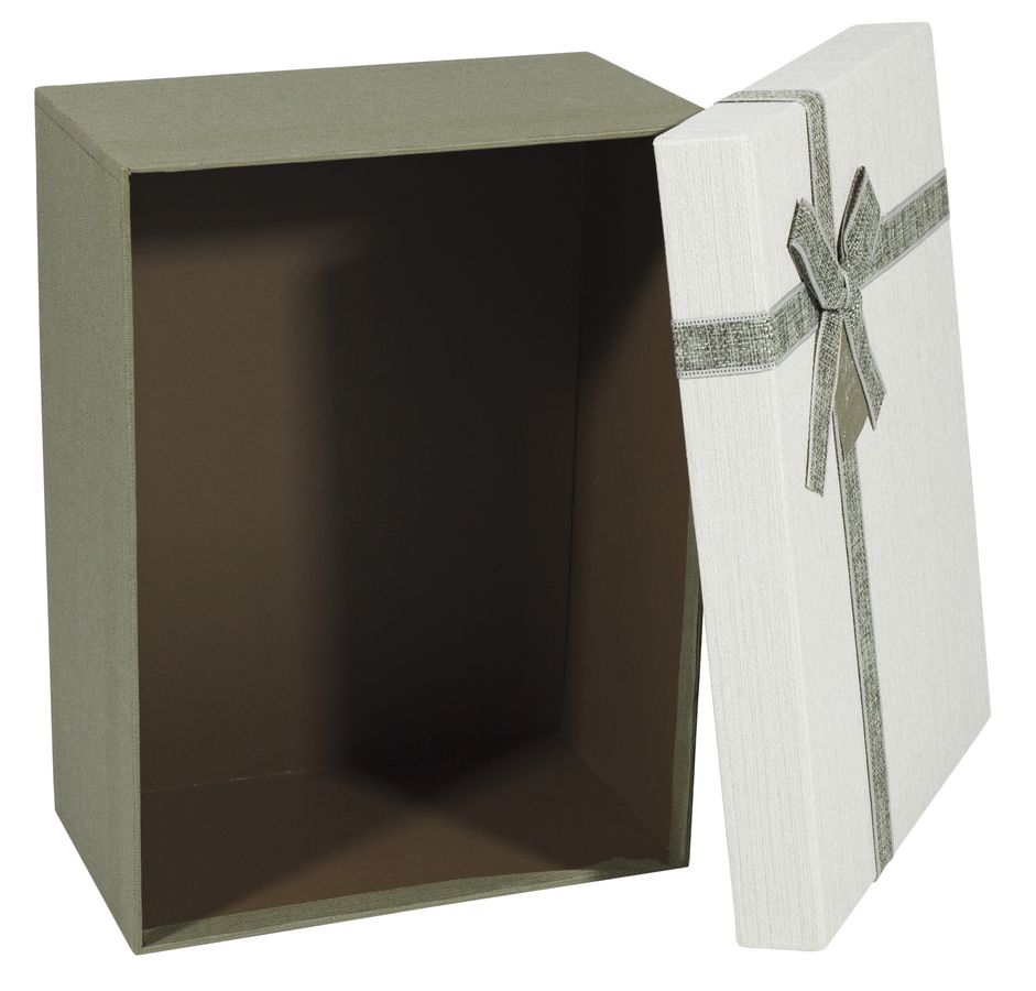 Коробка 9320-15Q-1 подарункова прямокутна сіра, 29x22x12.5cm/27x20x10.7cm/24.5x17.5x9cm., 3шт. в наборі (9320-15Q-1)