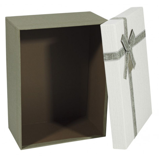 Коробка 9320-15Q-1 подарункова прямокутна сіра, 29x22x12.5cm/27x20x10.7cm/24.5x17.5x9cm., 3шт. в наборі (9320-15Q-1)