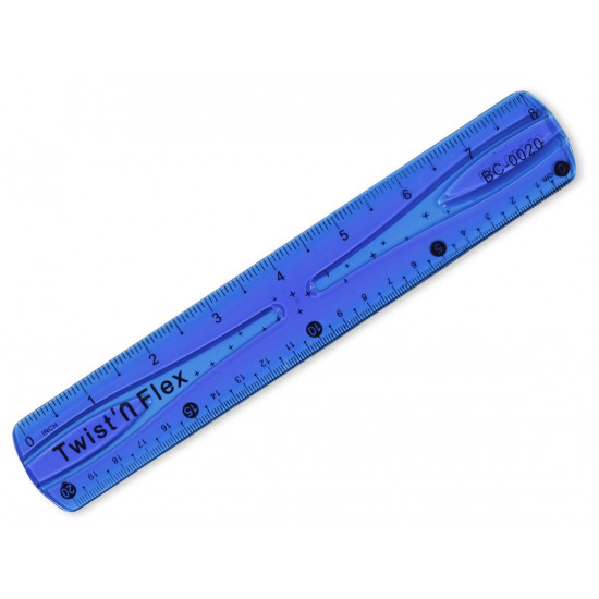Линейка гнущаясь 20см Разноцветный Unison (BC-0020)