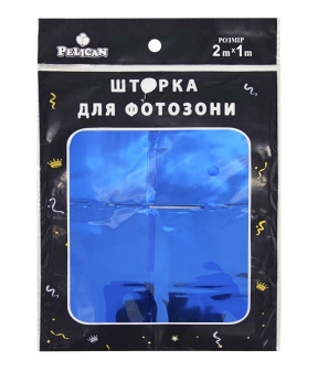 ФОТОЗОНА 2м х 1м, "Квадрат" темно-синий Синий Pelican (872215)