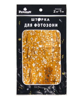 ФОТОЗОНА 2м х 1м, "Звездное небо" оранжевая Оранжевый Pelican (872159)