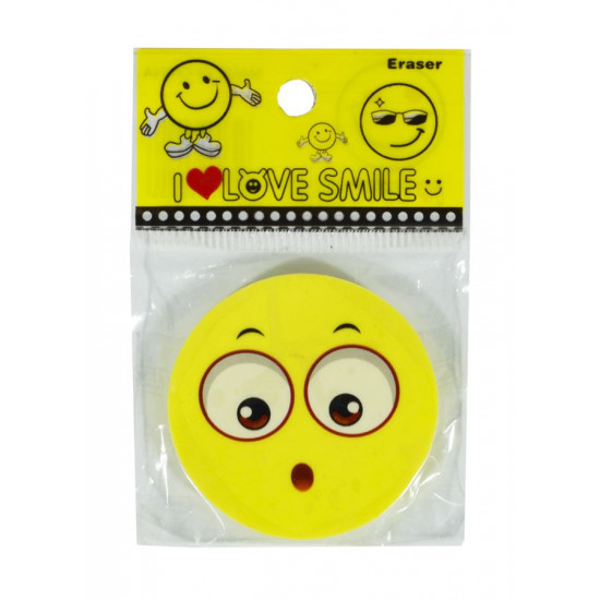 Ластик "Smile"4,5см,mix (3710L)