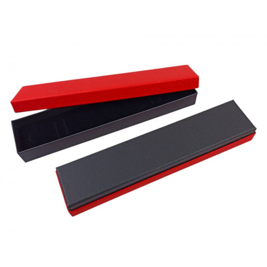 Подарункова коробка ювелірна 4,5 х 20 х 2,,5см червона (J00634 red)