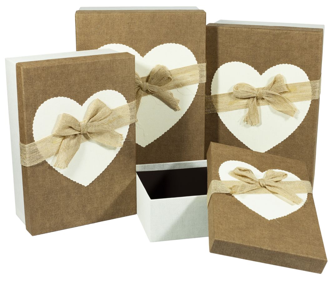 Подарункова коробка MS9401-10T-1, прямокутна бежева ,35.5x24x14cm/32.5x22x12cm/29.5x20x10cm/26.5x18x8cm 4шт. в наборі (MS9401-10T-1)