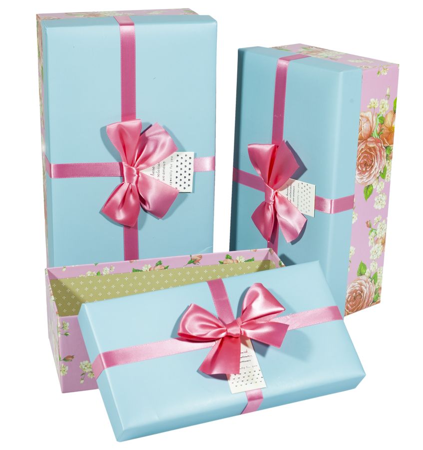 Подарункова коробка 301-2, прямокутна, 32*18*11.5cm/28*15*10.5/25*13*9cm 3шт. в наборі Unison (301-2)