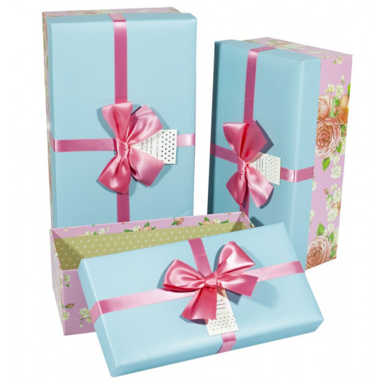 Подарункова коробка 301-2, прямокутна, 32*18*11.5cm/28*15*10.5/25*13*9cm 3шт. в наборі Unison (301-2)