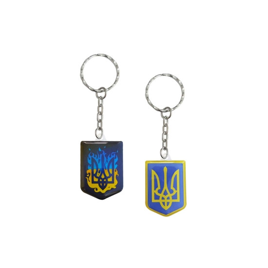 Брелок 3D объемный 3,5*2см "ГЕРБ" микс (784191)