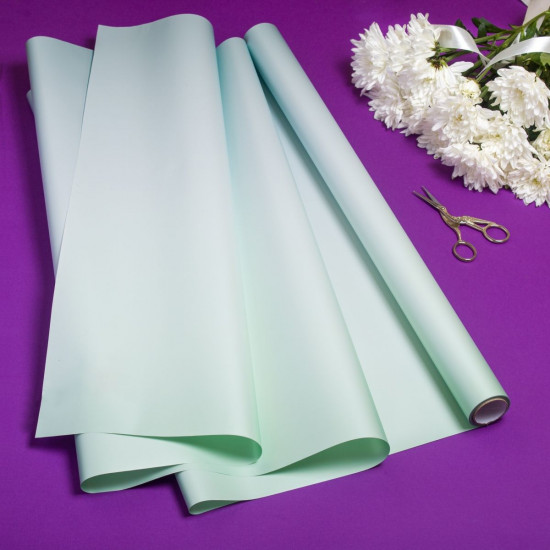 Плівка перламутрова Pastel Diamont silk Gradient, 60см х 7м Зелений Unison (PPG-15)