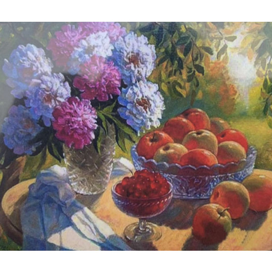 Картина по номерам 30*40см "Натюрморт" OPP (холст на раме краск. кисти. ) (1239EKTL_O)
