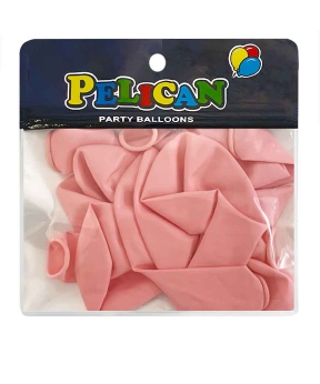 Шарики Pelican 10' (26 см) макарун розовый нежный, 10 шт/уп Розовый Pelican (811207)