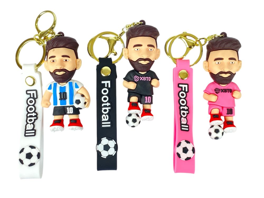 Брелок игрушка для ключей на рюкзак или сумку Messi -8см (микс) (KT-5)