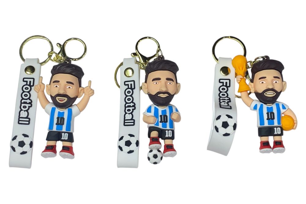 Брелок игрушка для ключей на рюкзак или сумку Messi -8см (микс) (KT-5)
