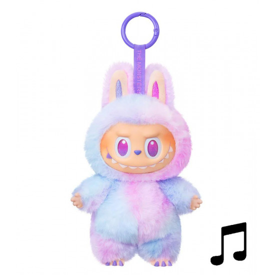 Мягкая игрушка-сюрприз Labubu +музика, в виде плюшевых брелоков 16см Разноцветный Без бренда (071929-1/255204)
