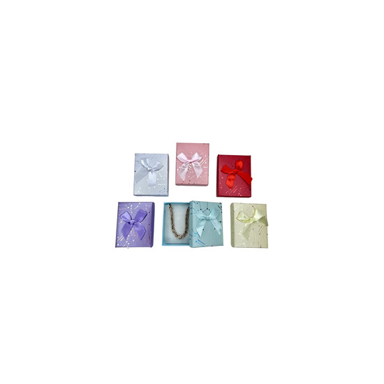 Подарочная коробка ювелирная 7 х 9см 12шт/уп микс Разноцветный Unison (JB-021)