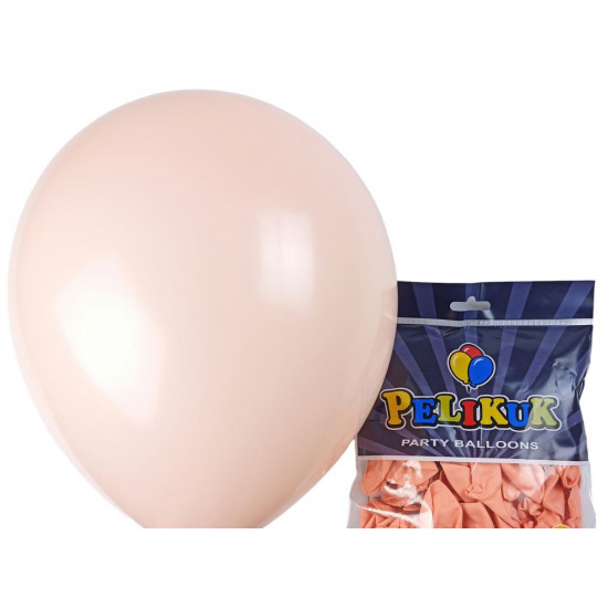 Шарики круглые Pelikuk 13' (33 см) пастель персик, 50шт/уп Розовый Pelikuk (1350C-111)